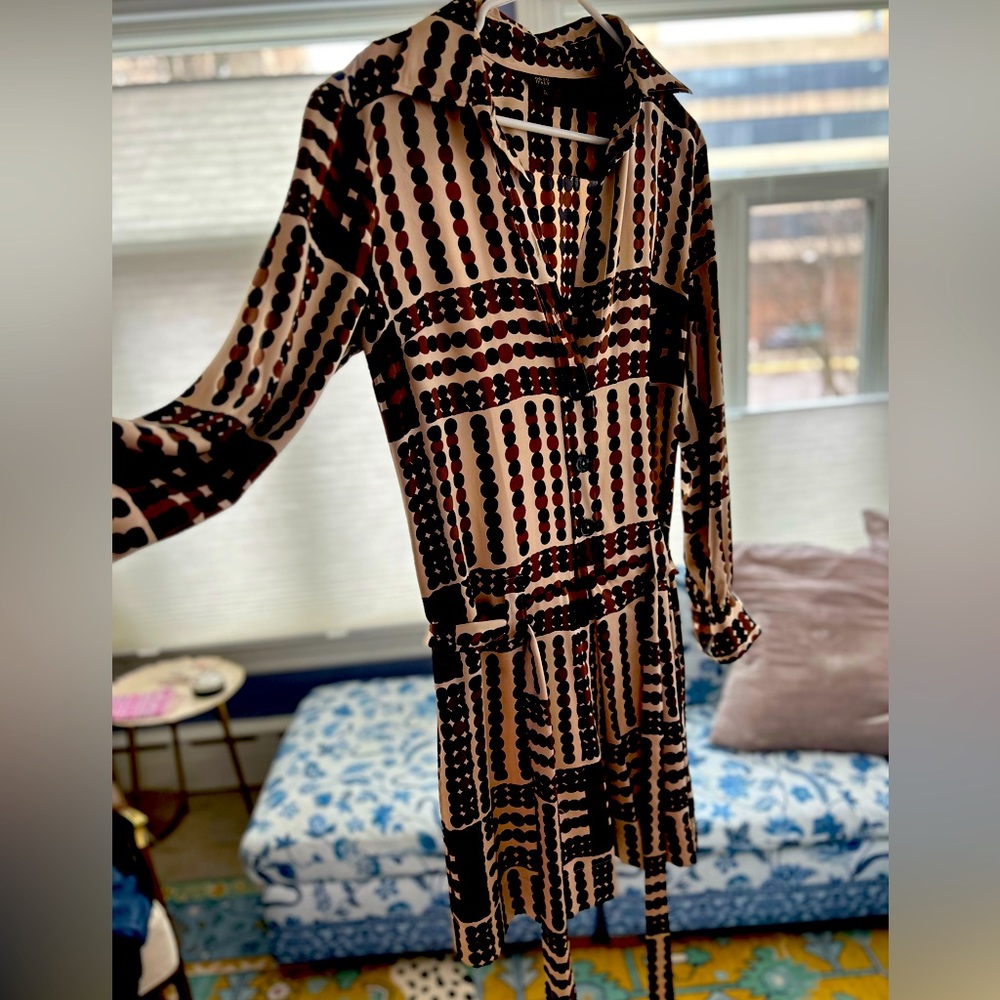 Italian silk, funky and sophisticated dress